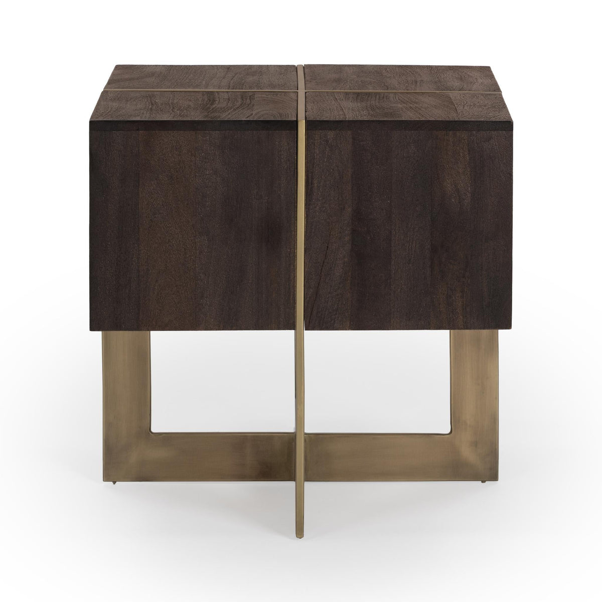 Desmond End Table - Cocoa Brown / 24" / Square by Classic Home - view 2