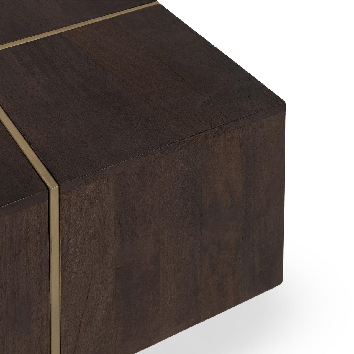 Desmond End Table - Cocoa Brown / 24" / Square by Classic Home - view 4