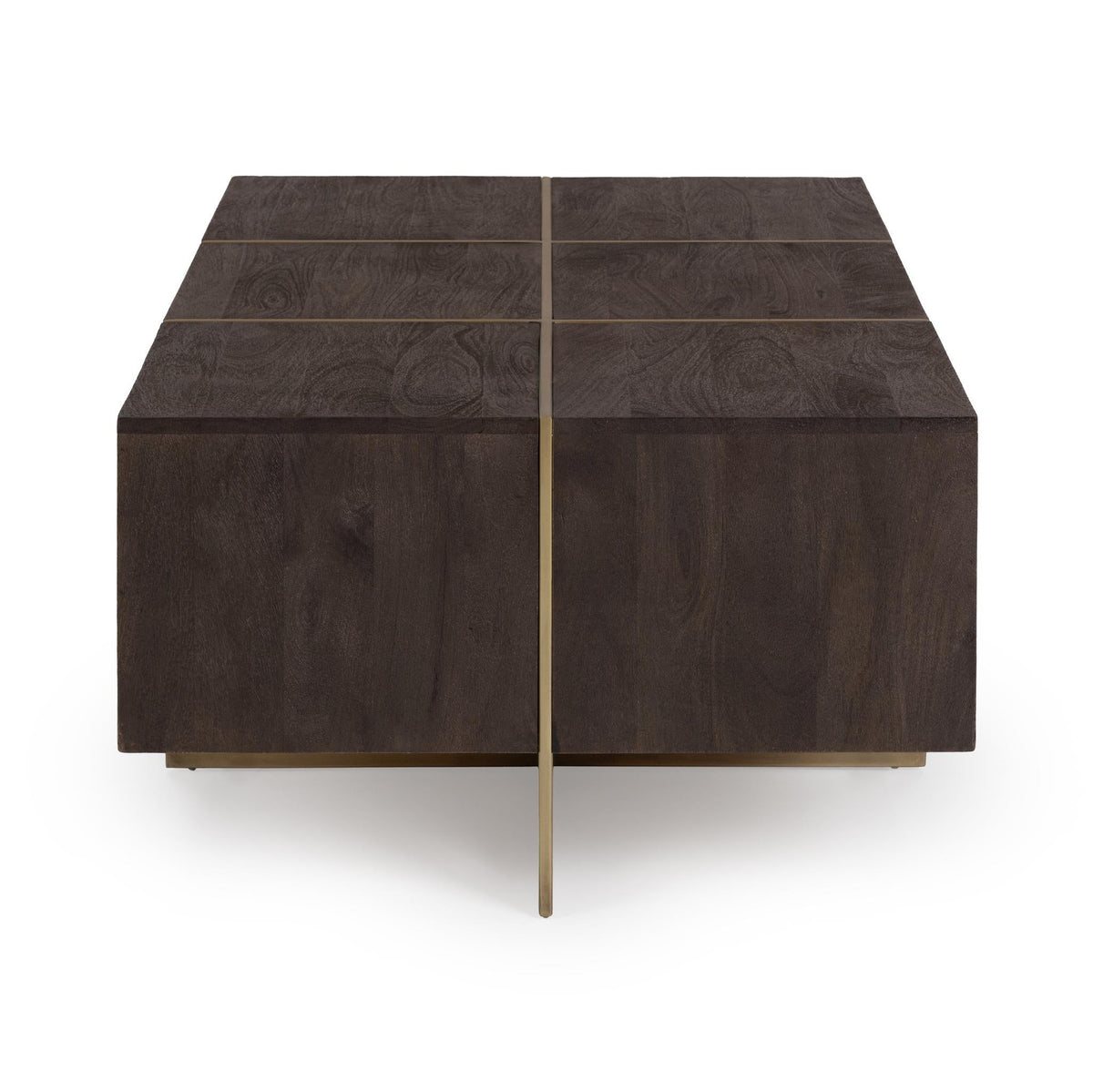 Desmond Coffee Table - Cocoa Brown / 54" / Rectangle by Classic Home - view 3