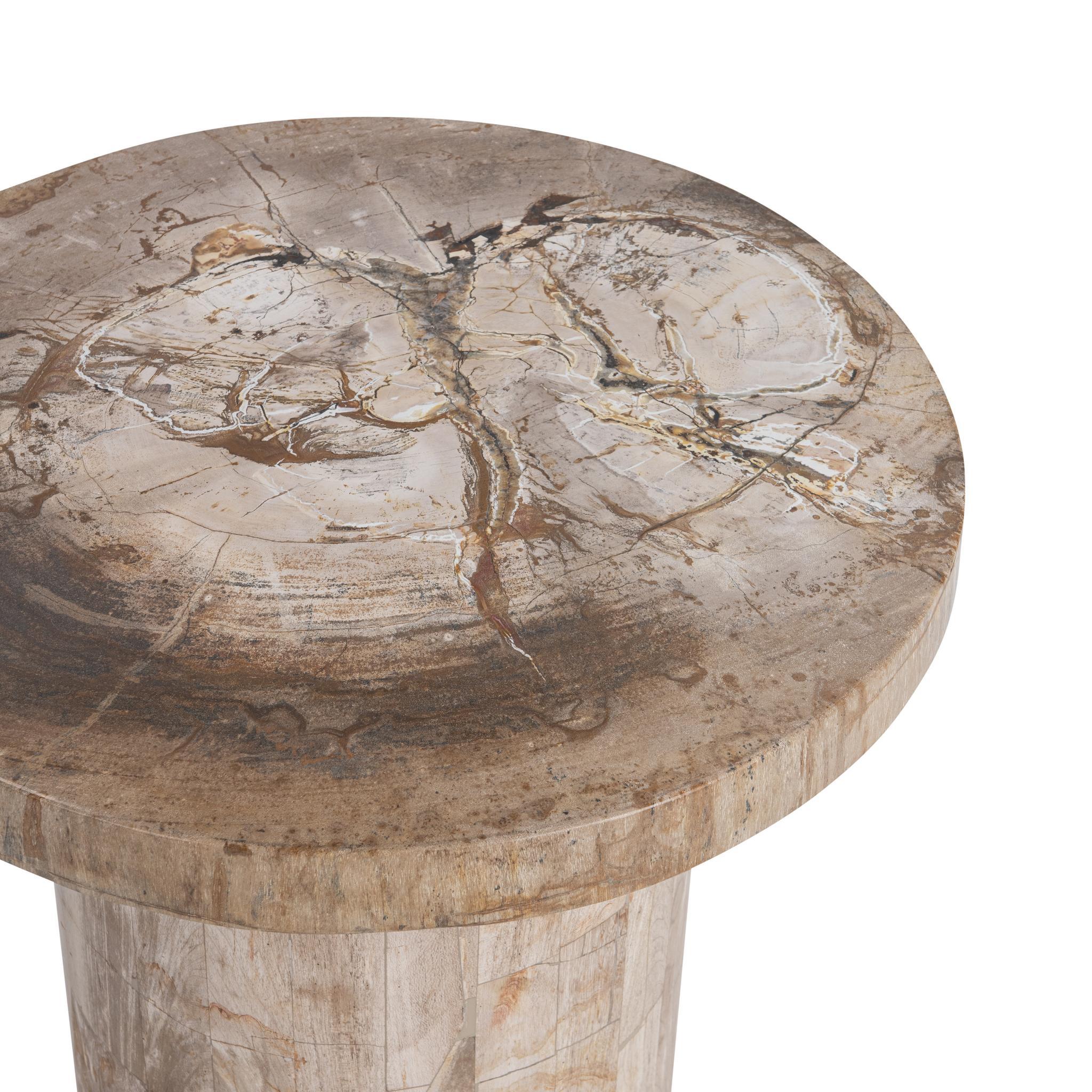 Janelle Accent Table - Sepia Vein