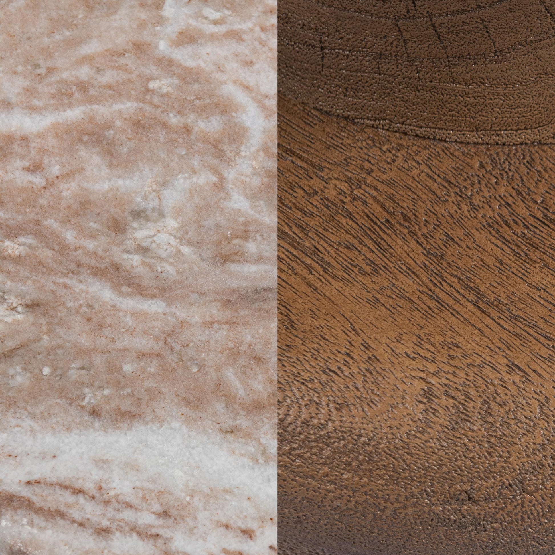 Alisa Round Accent Table - Sable Stone