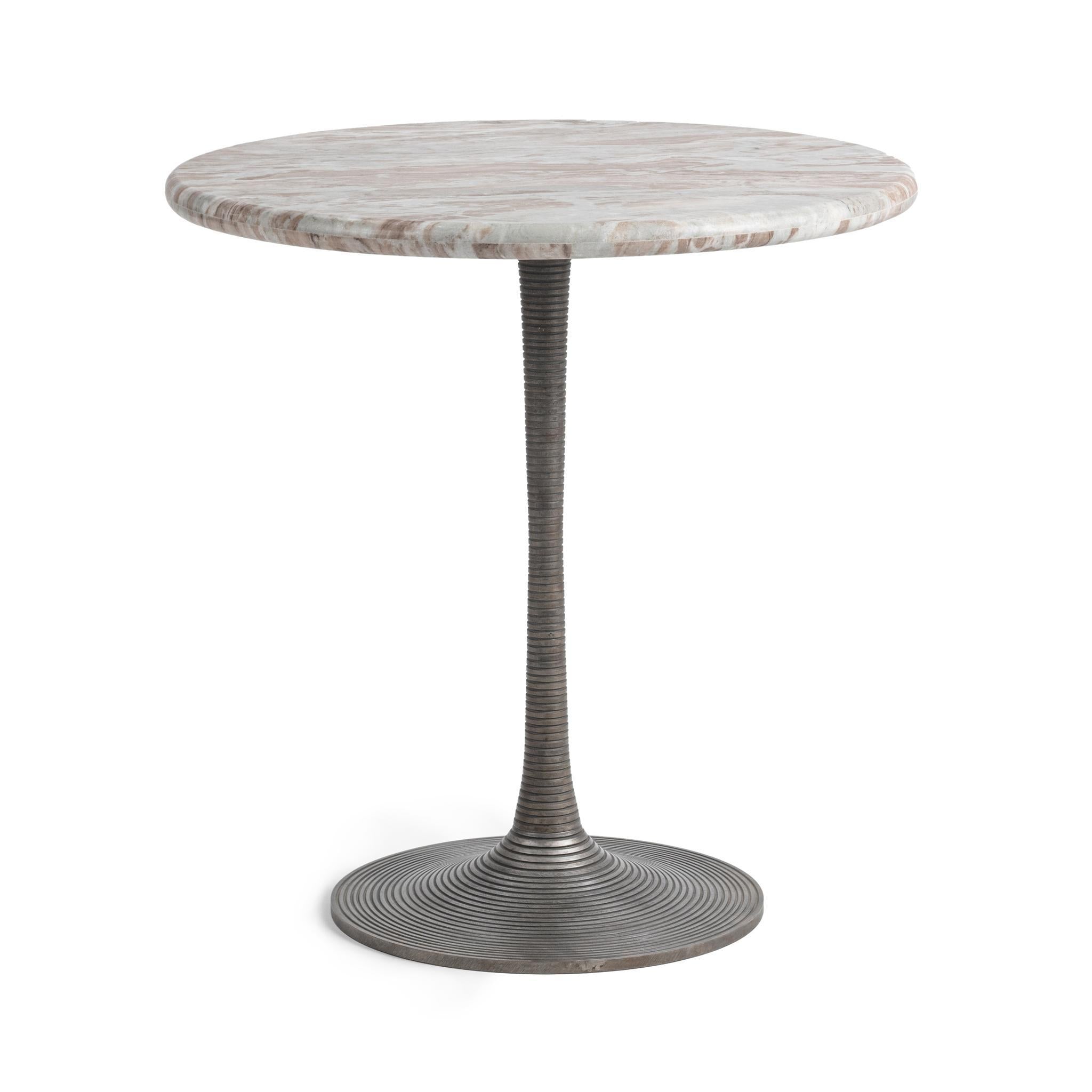 Hannabelle 30" Round Dining Table - Blushed Moon