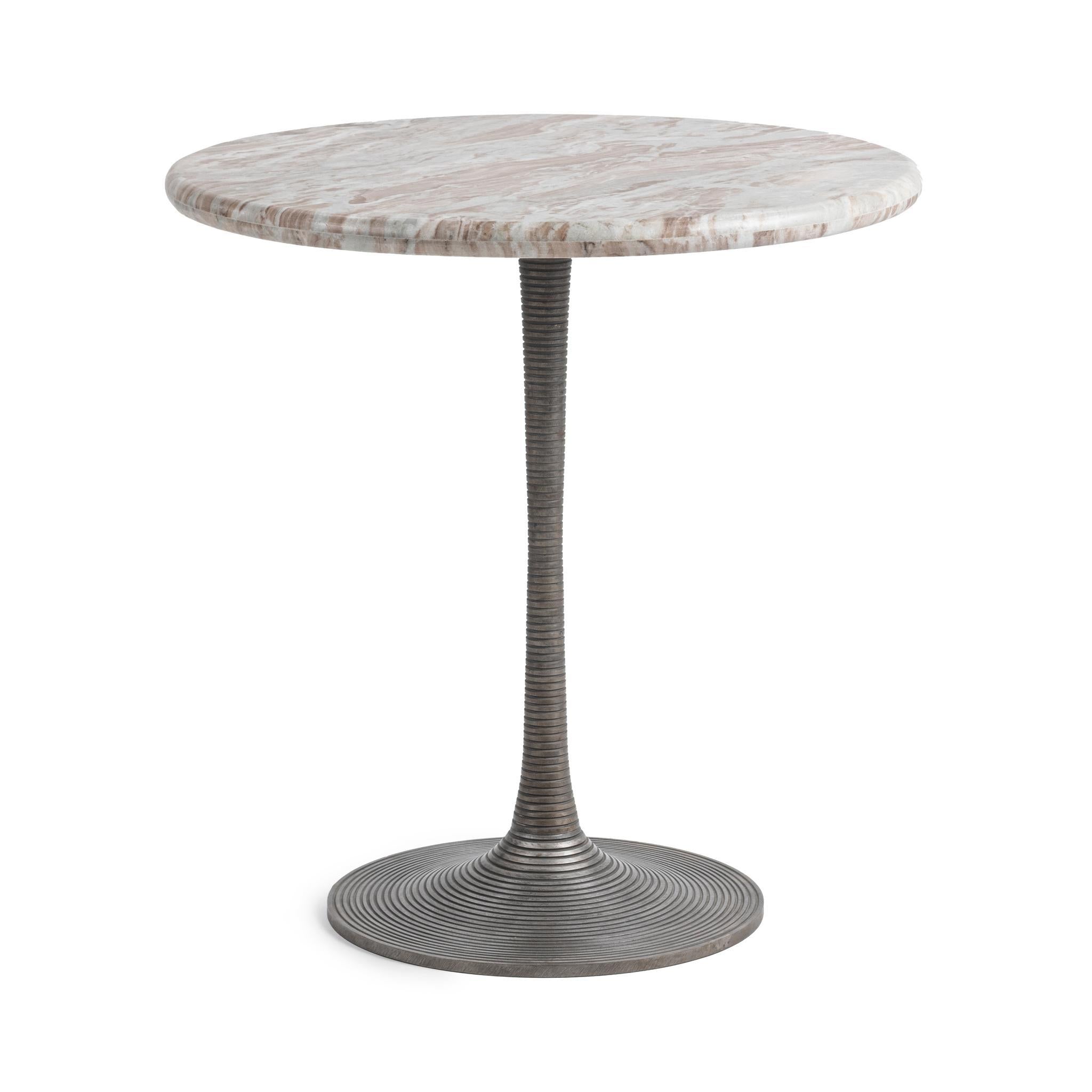 Hannabelle 30" Round Dining Table - Blushed Moon