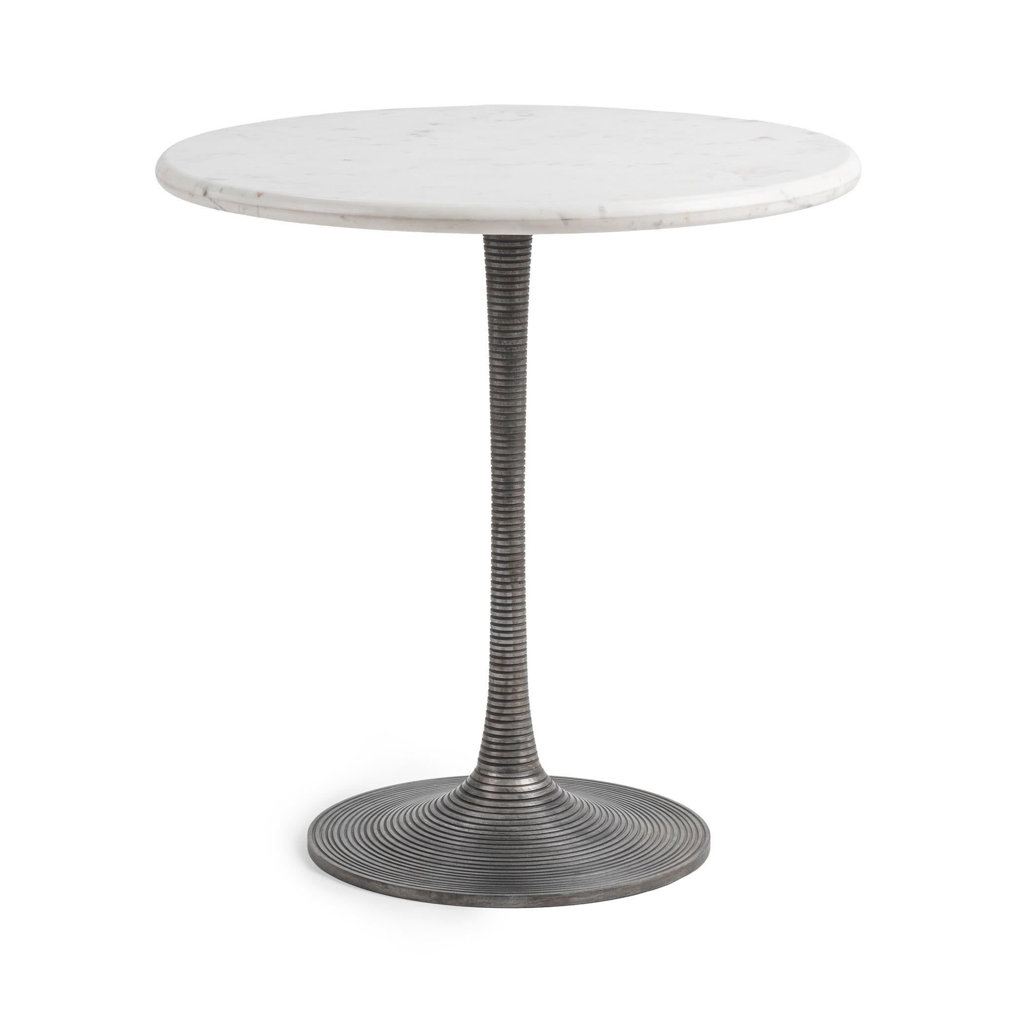 Hannabelle 30" Round Dining Table - Moonlight Haze