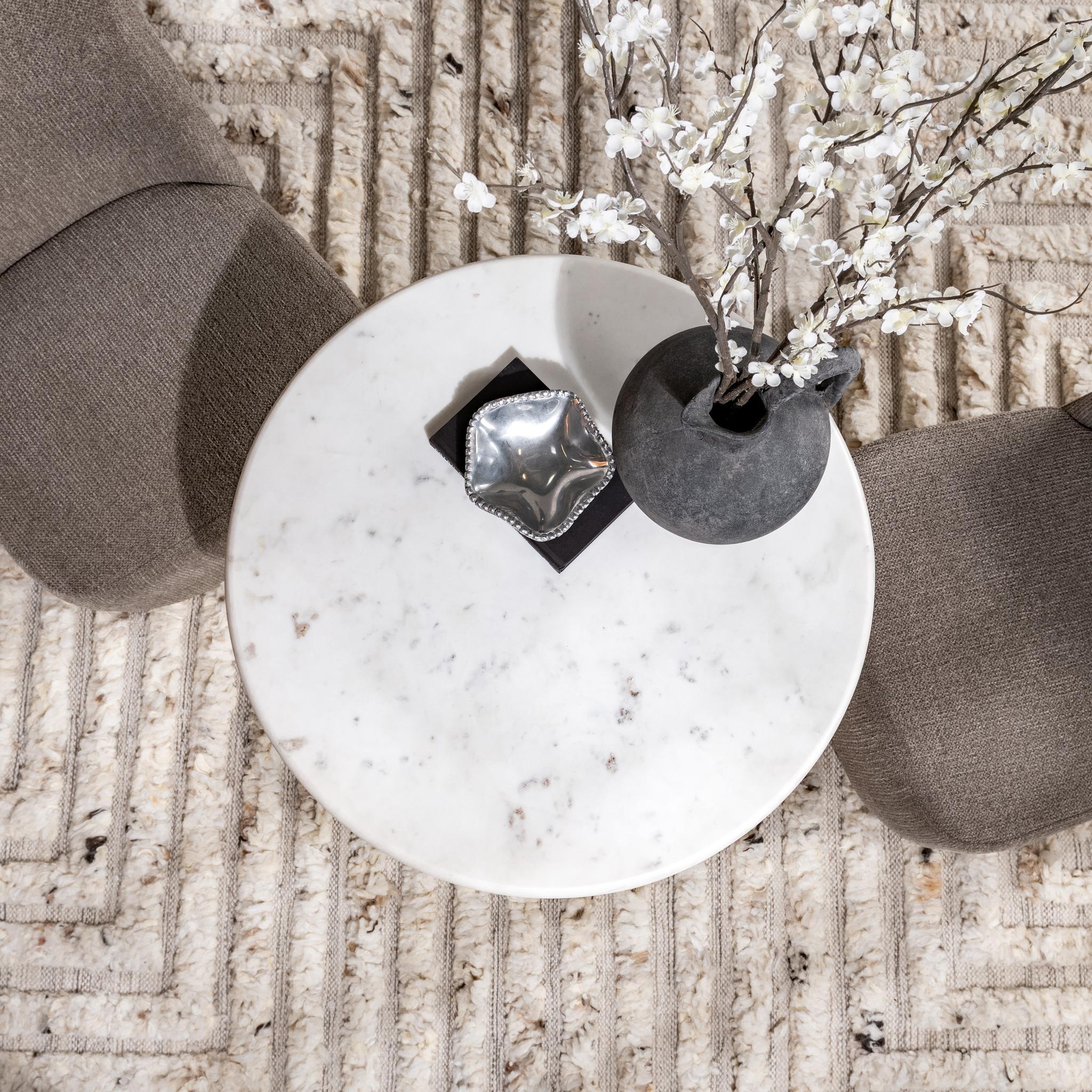 Hannabelle 30" Round Dining Table - Moonlight Haze