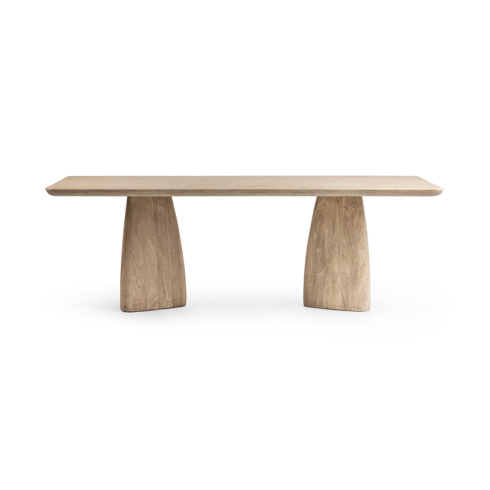 Torino 90" Dining Table - Sandstone Greige