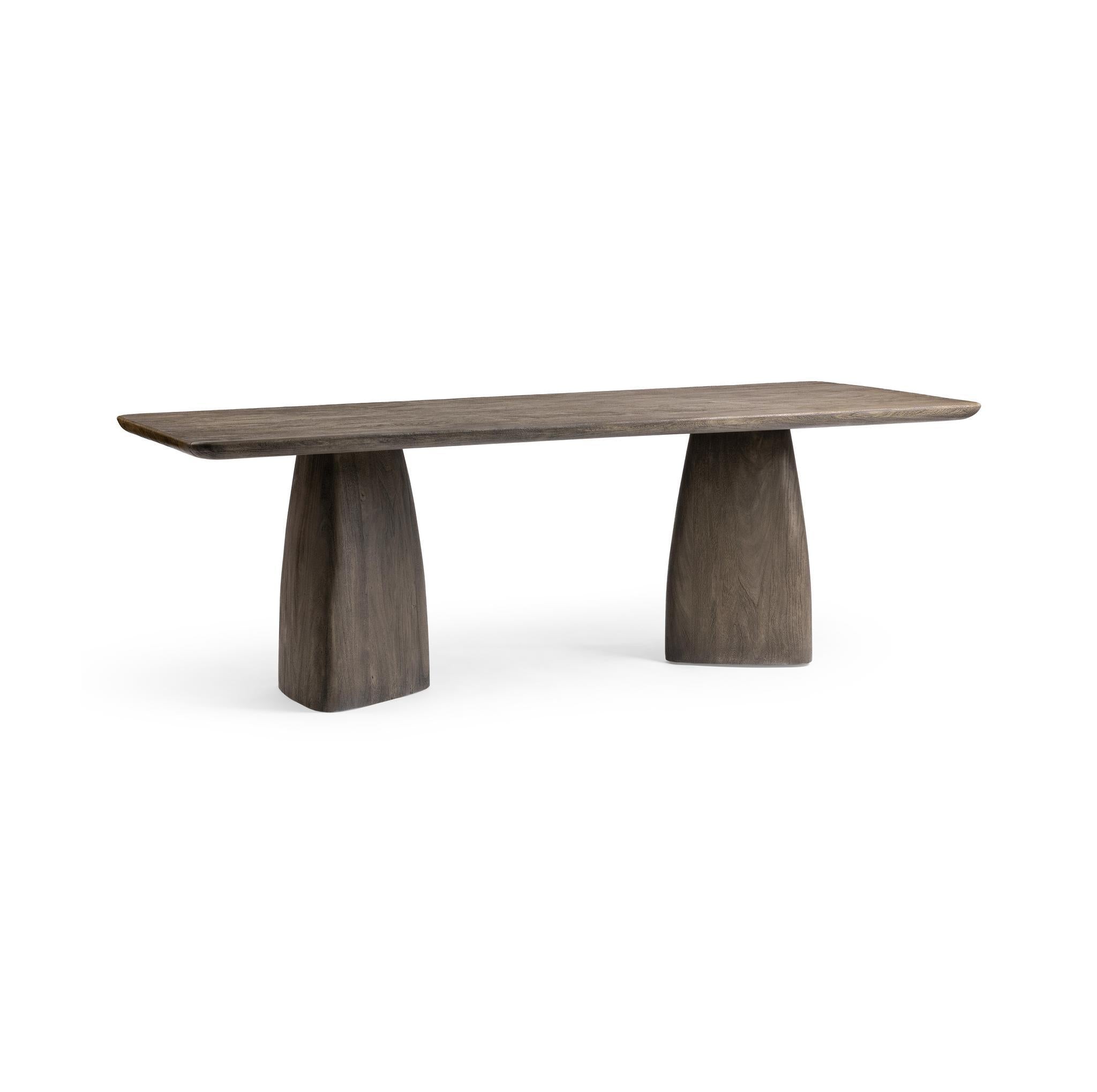 Torino 90" Dining Table - Smoked Ash