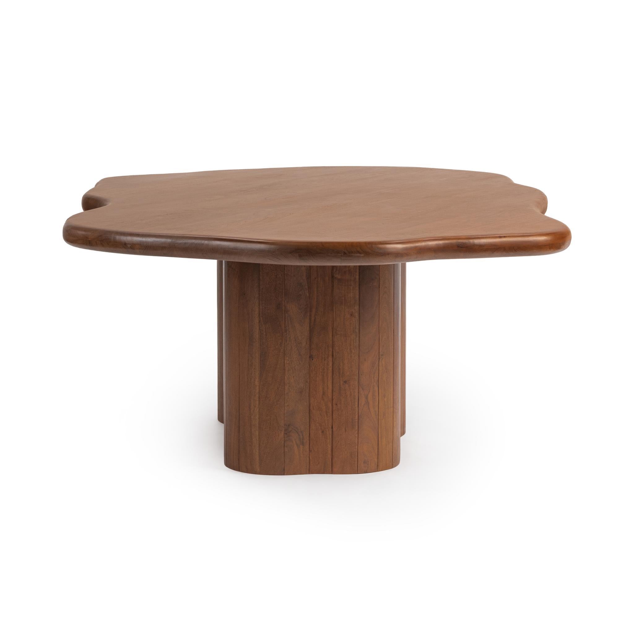 Alvaro 94" Freeform Dining Table - Chestnut