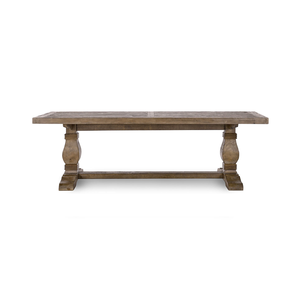 Caleb Farmhouse Reclaimed Wood Trestle Table 94"