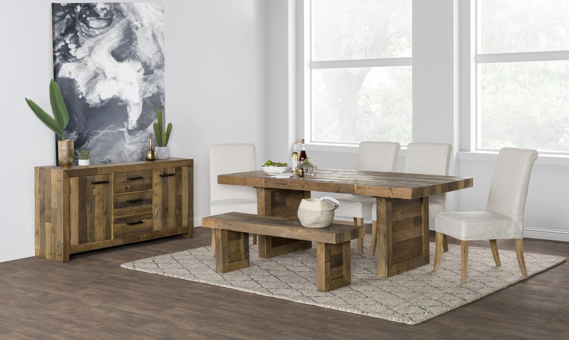 Omni Dining Table - Natural Pine
