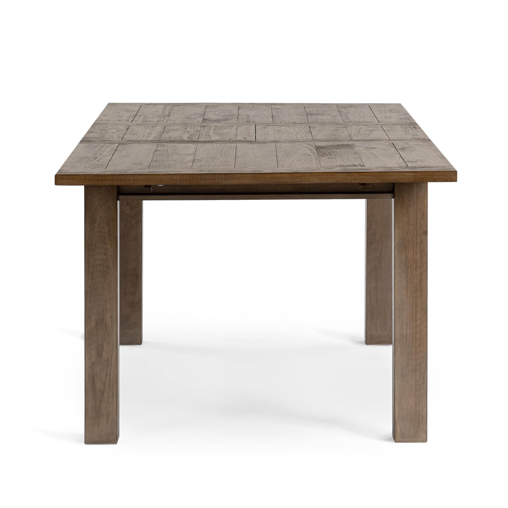 Driftwood 71"-94" Extendable Dining Table - Distressed Brown