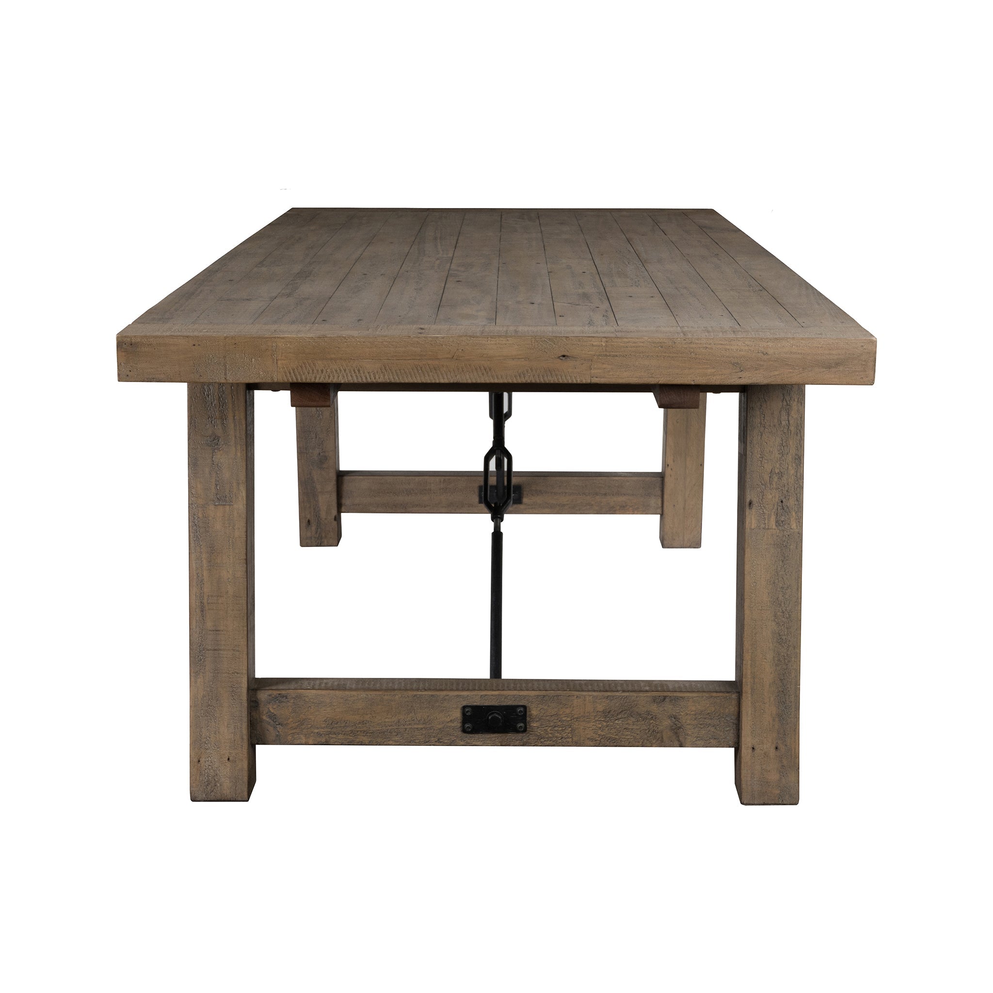 Tuscany Extendable Dining Table - Distressed Brown