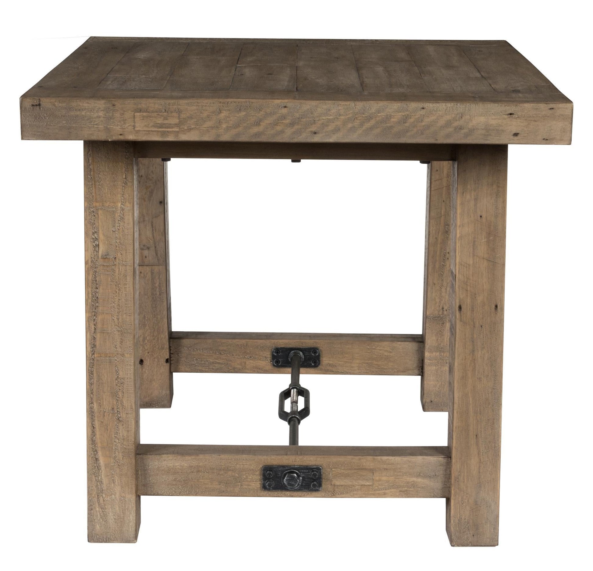 Tuscany End Table - Distressed Brown