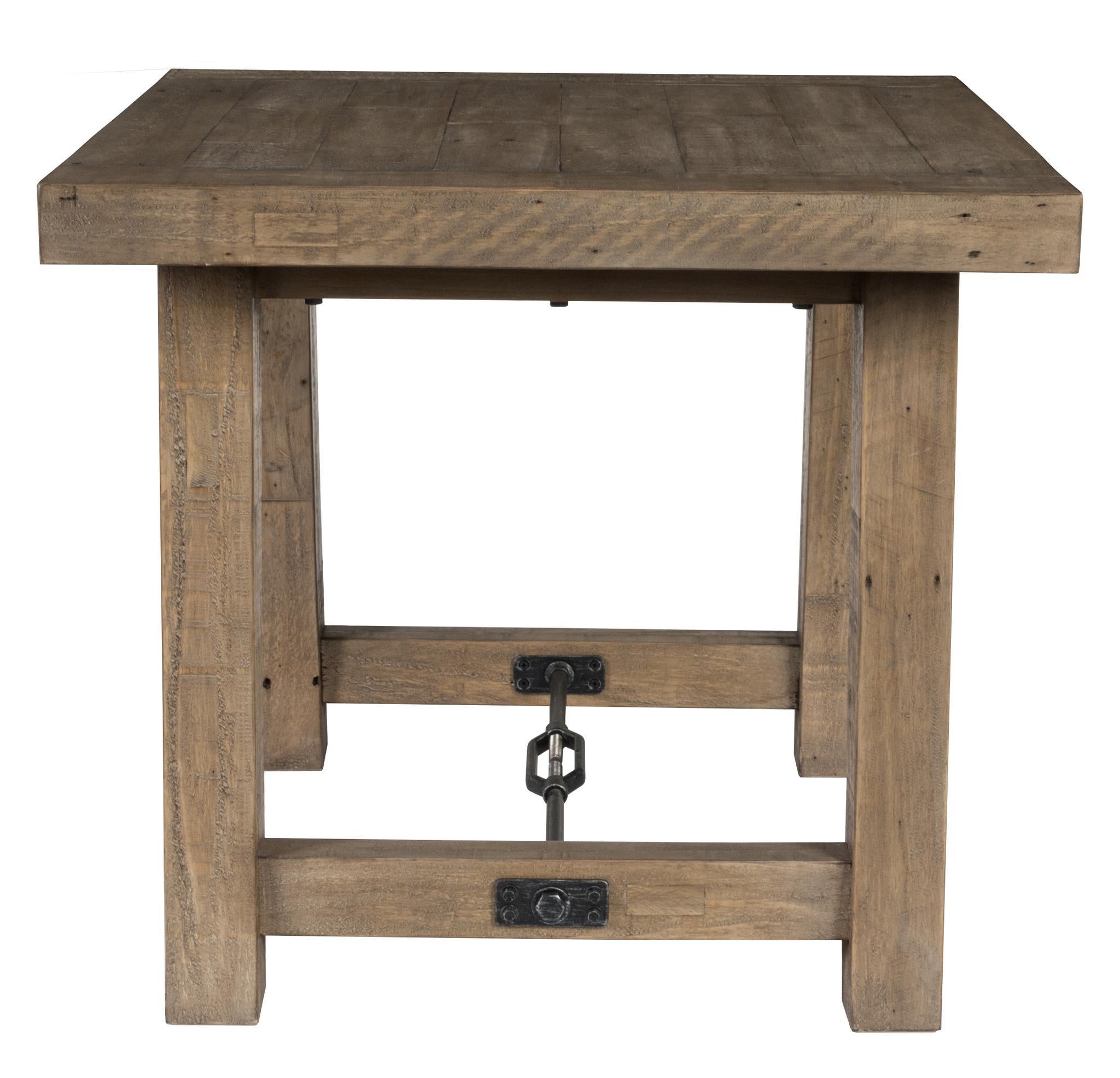 Tuscany End Table - Distressed Brown