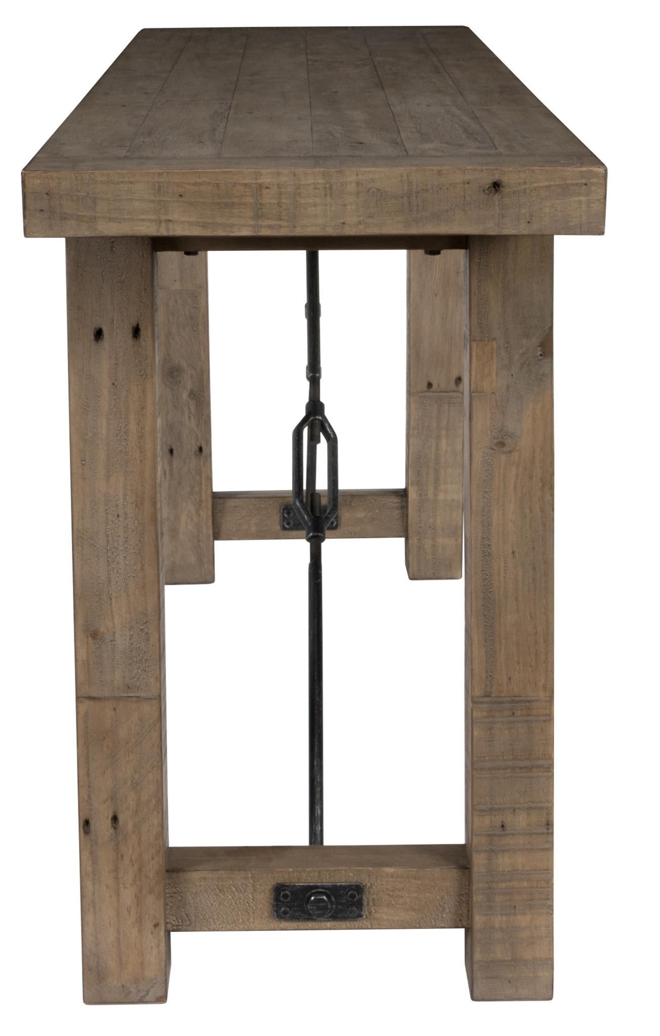 Tuscany Console Table - Distressed Brown