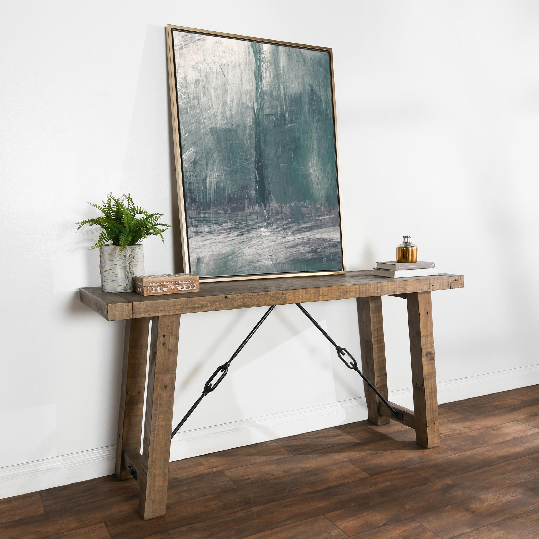 Tuscany Console Table - Distressed Brown