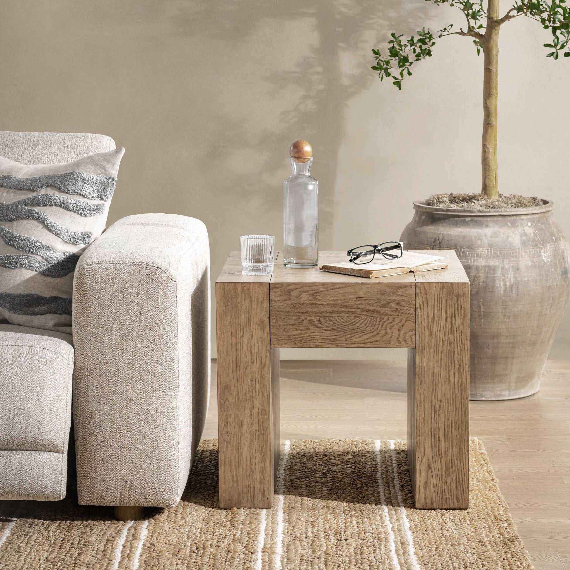 Bristol End Table - Cafe Brown