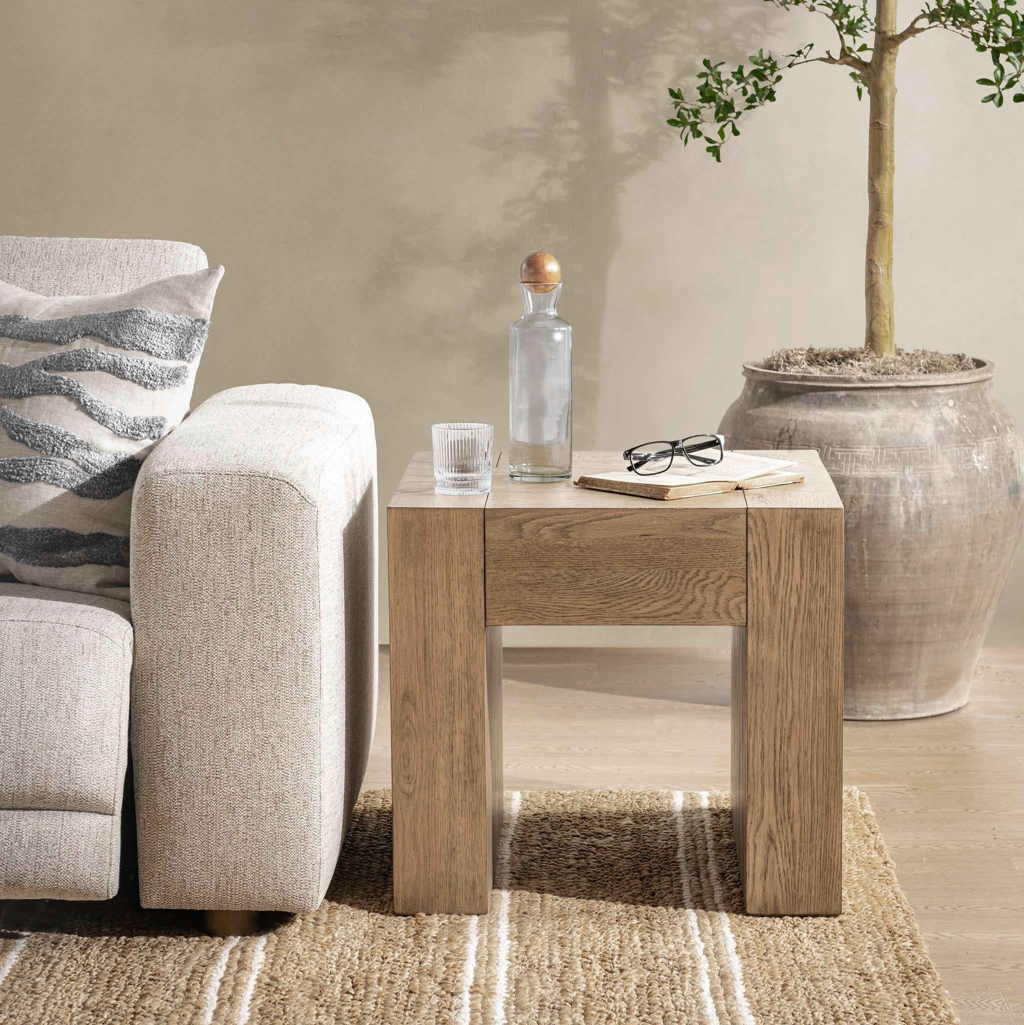 Bristol End Table - Cafe Brown