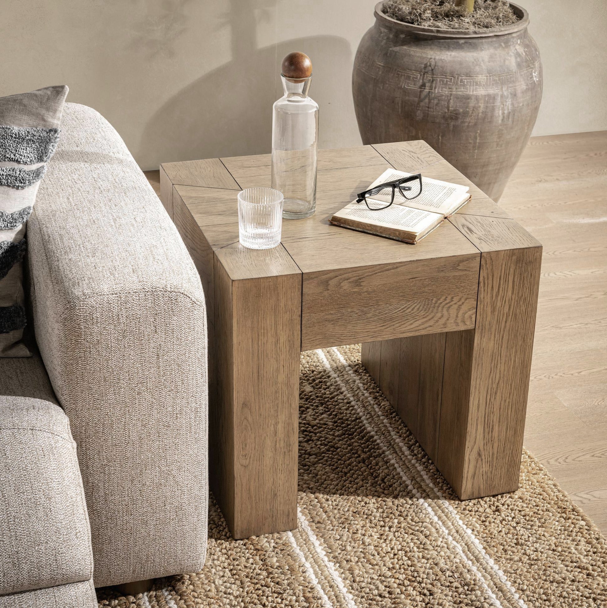 Bristol End Table - Cafe Brown