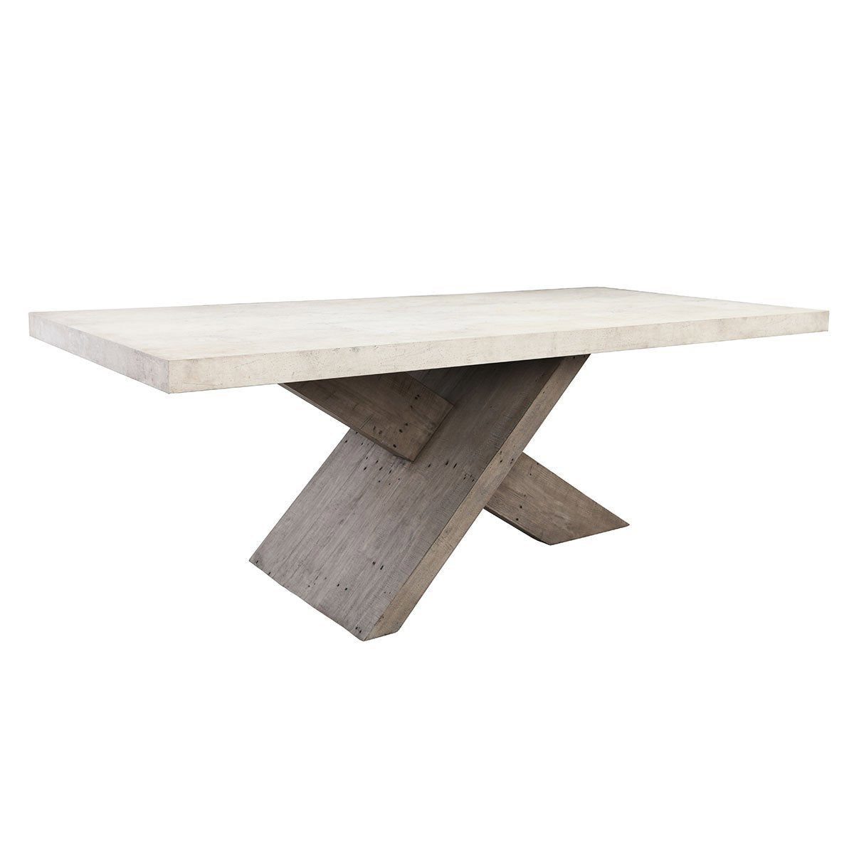 Durant Dining Table - Antique White/Distressed Gray