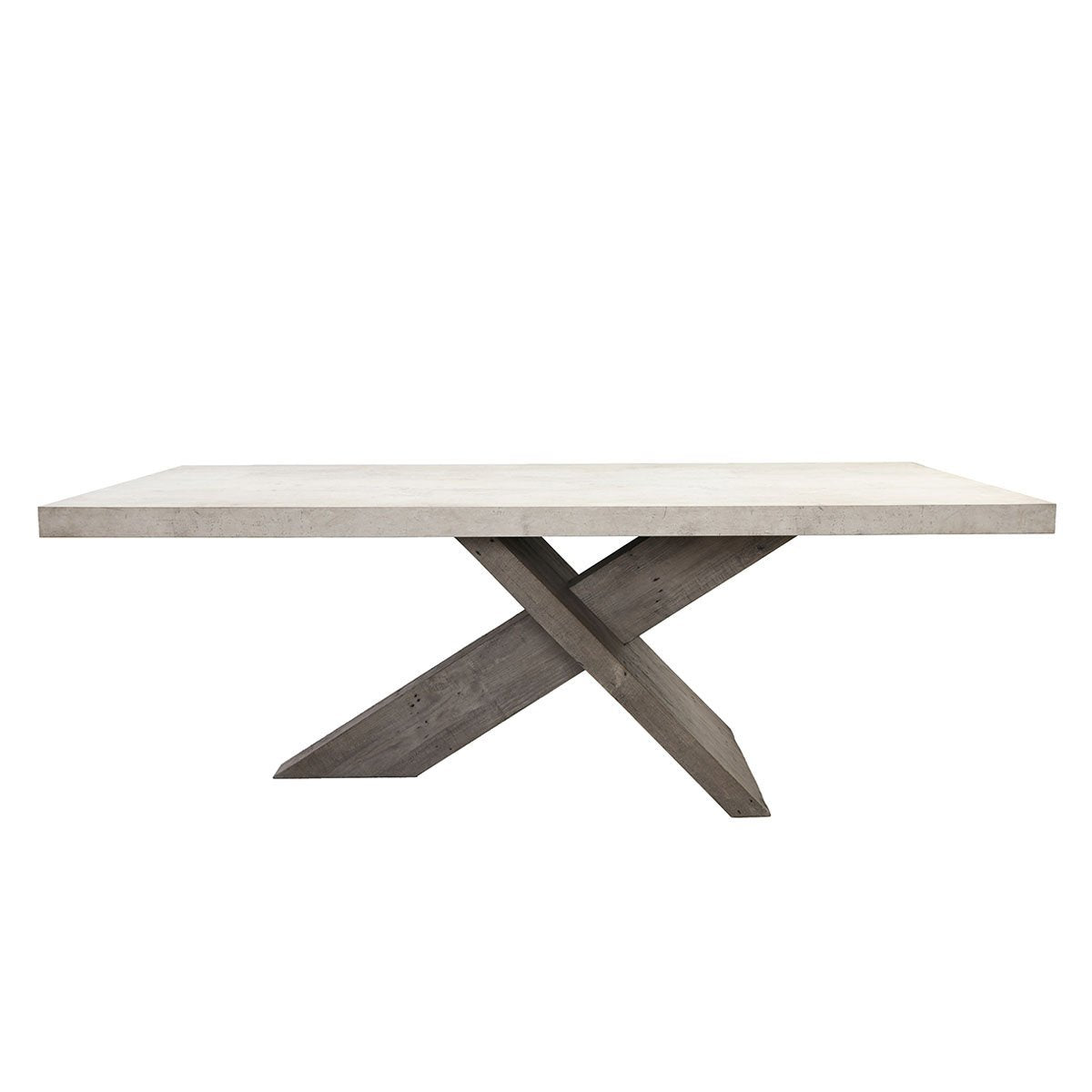 Durant Dining Table - Antique White/Distressed Gray