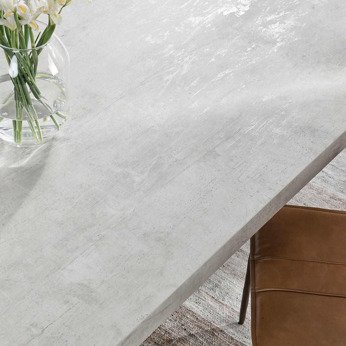 Durant Dining Table - Antique White/Distressed Gray