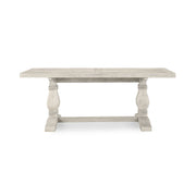 Caleb Dining Table - Distressed Ivory