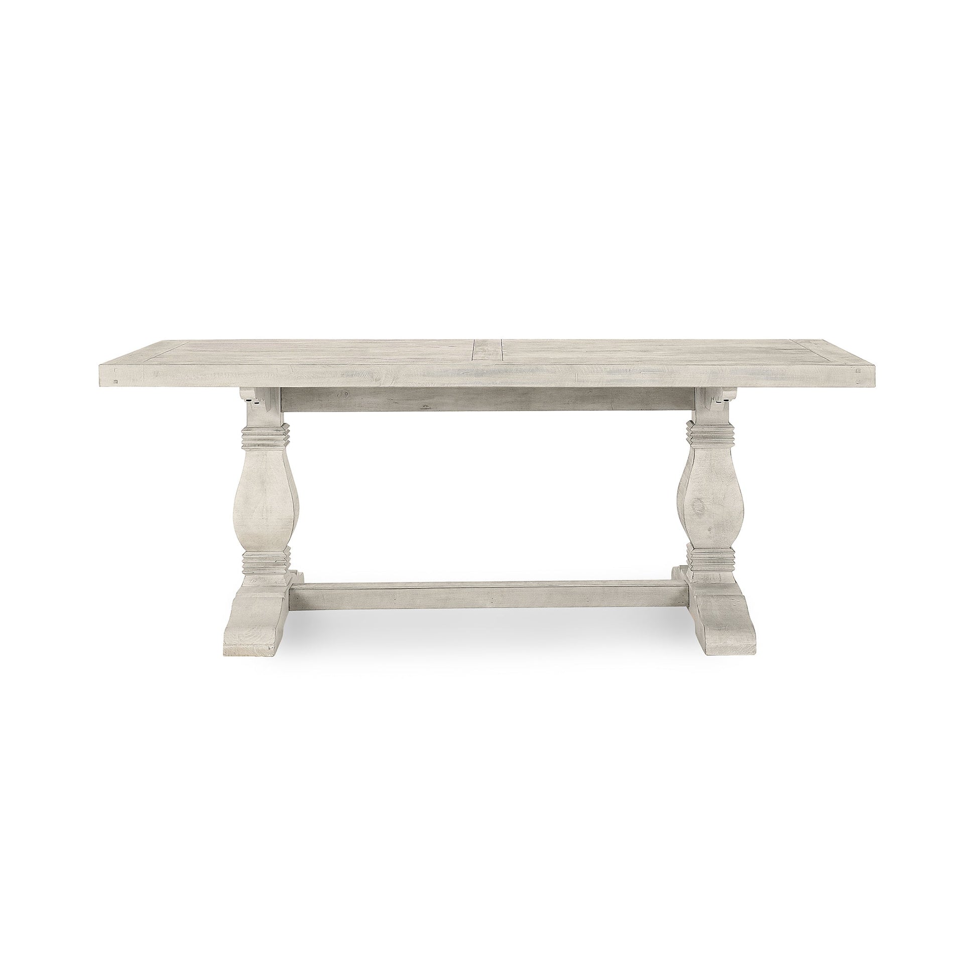 Caleb Dining Table - Distressed Ivory