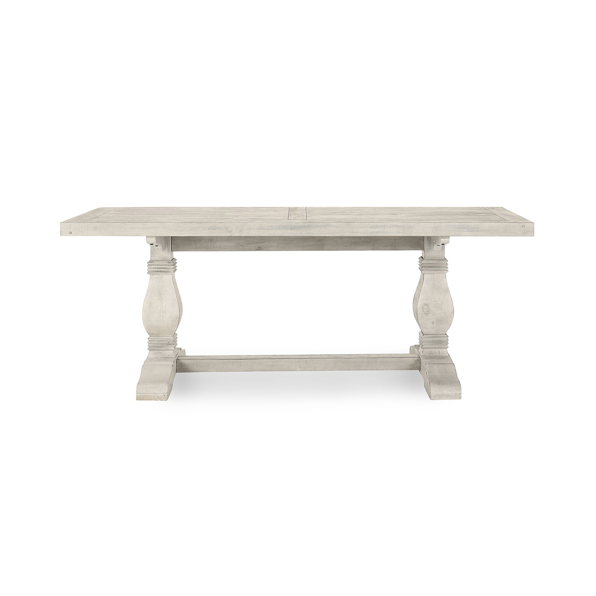 Caleb Dining Table - Distressed Ivory