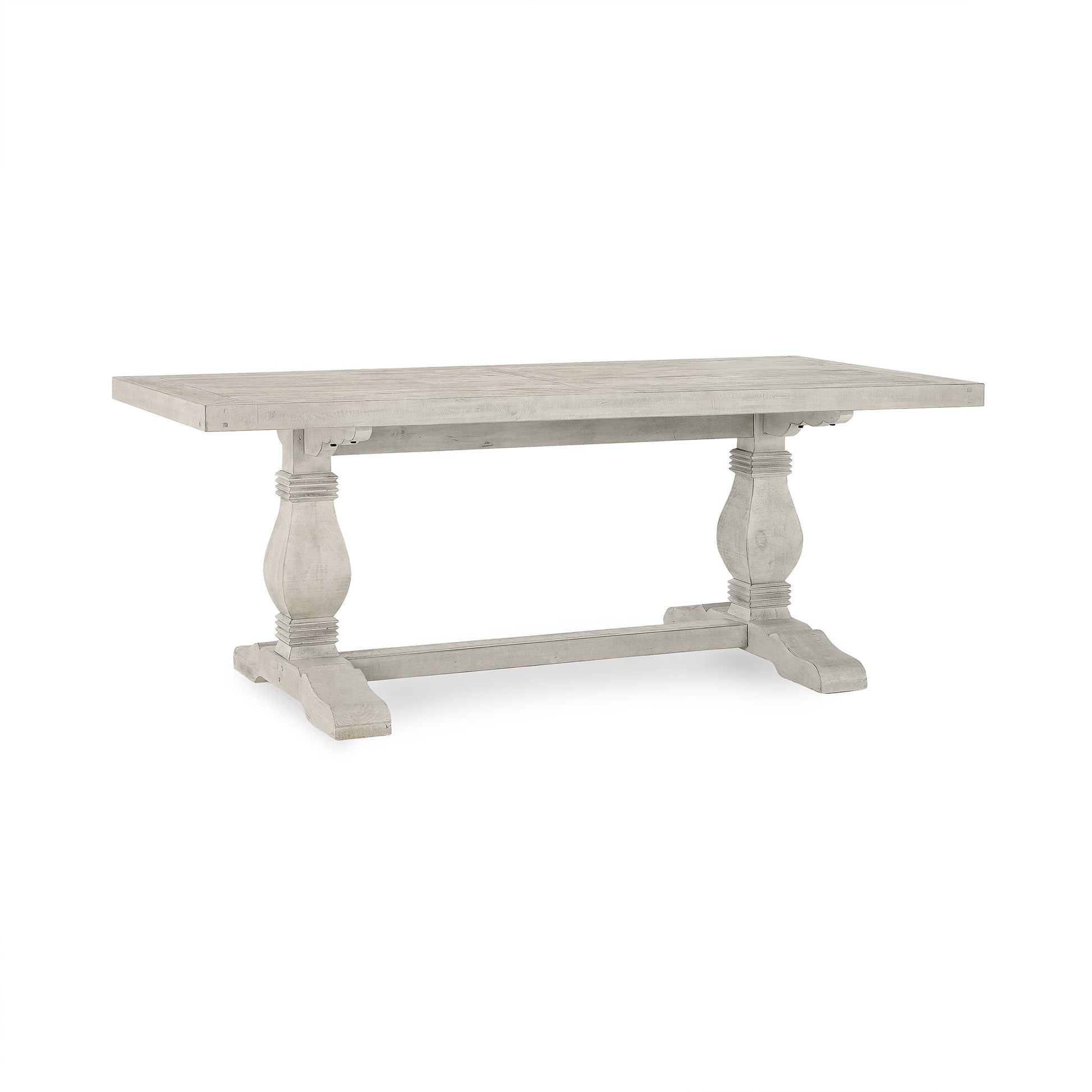 Caleb Dining Table - Distressed Ivory