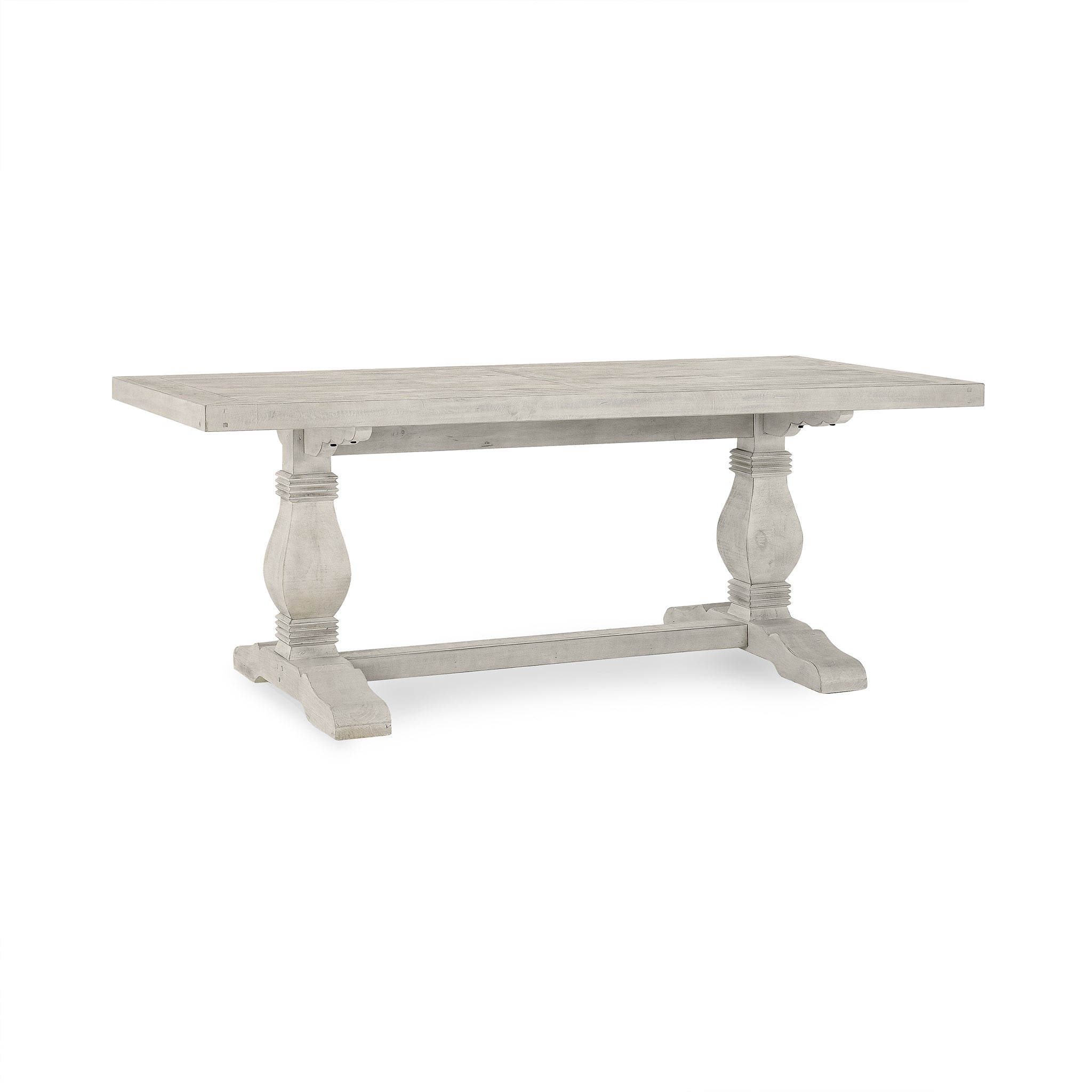 Caleb Dining Table - Distressed Ivory