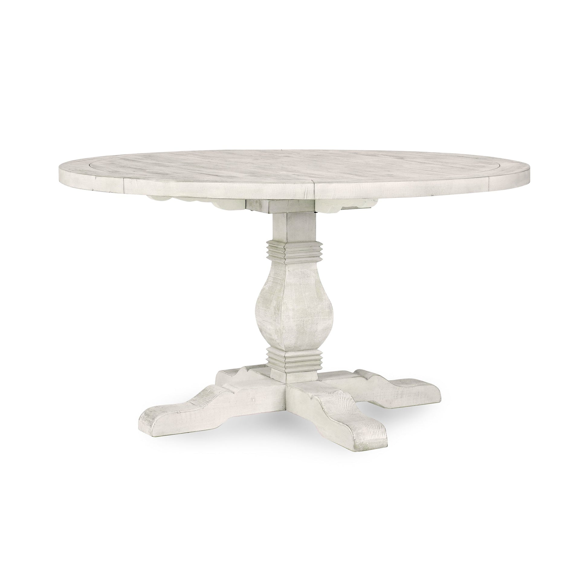 Caleb Dining Table - Distressed Ivory