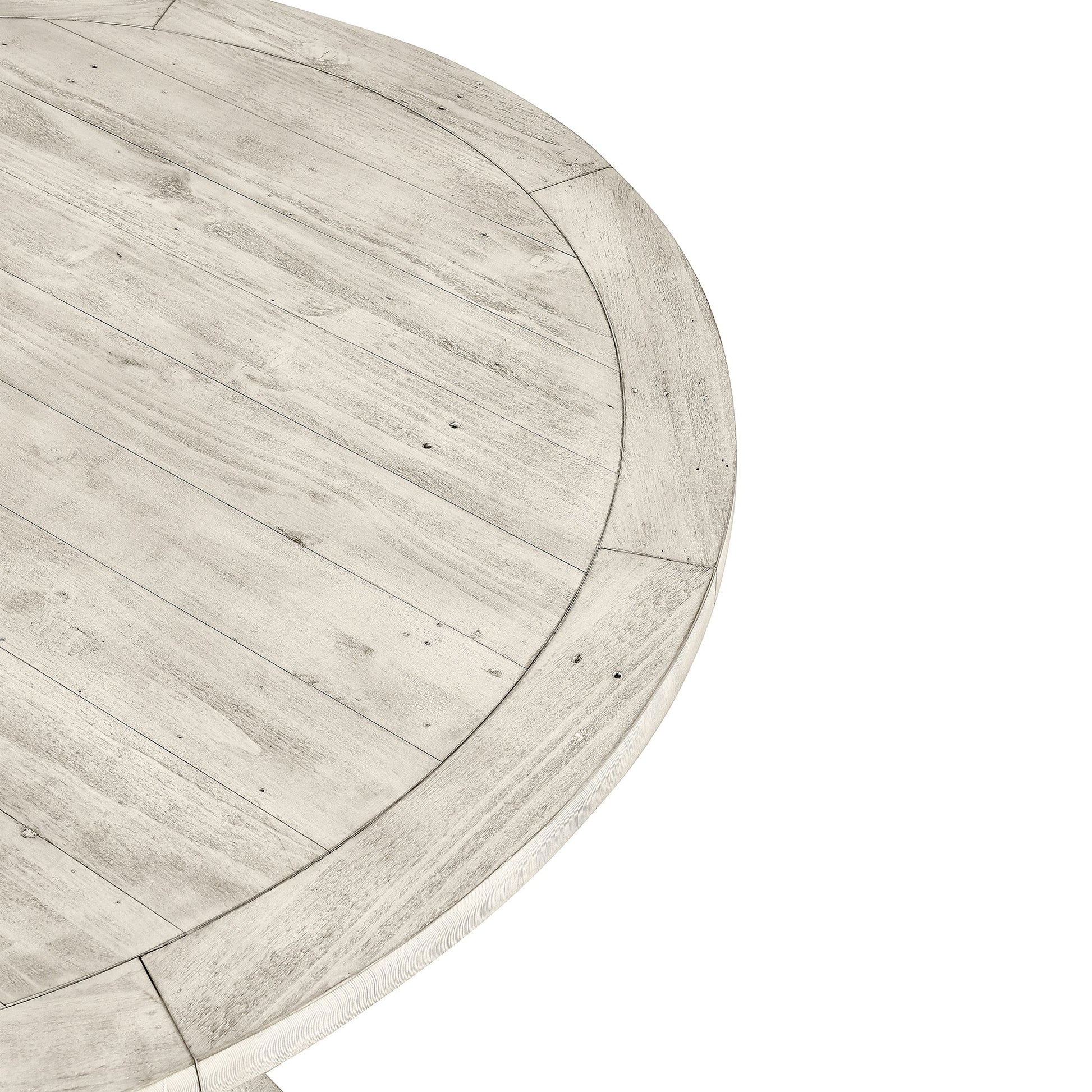 Caleb Dining Table - Distressed Ivory