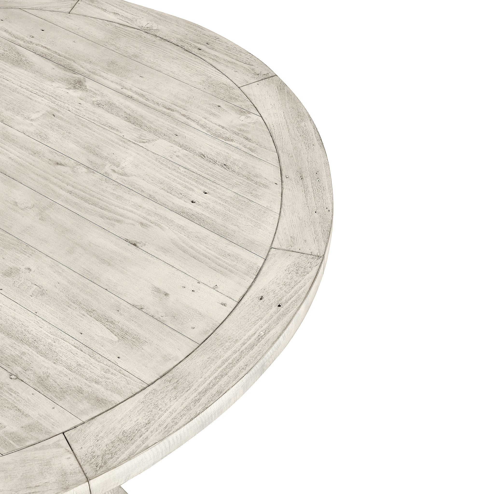 Caleb Dining Table - Distressed Ivory