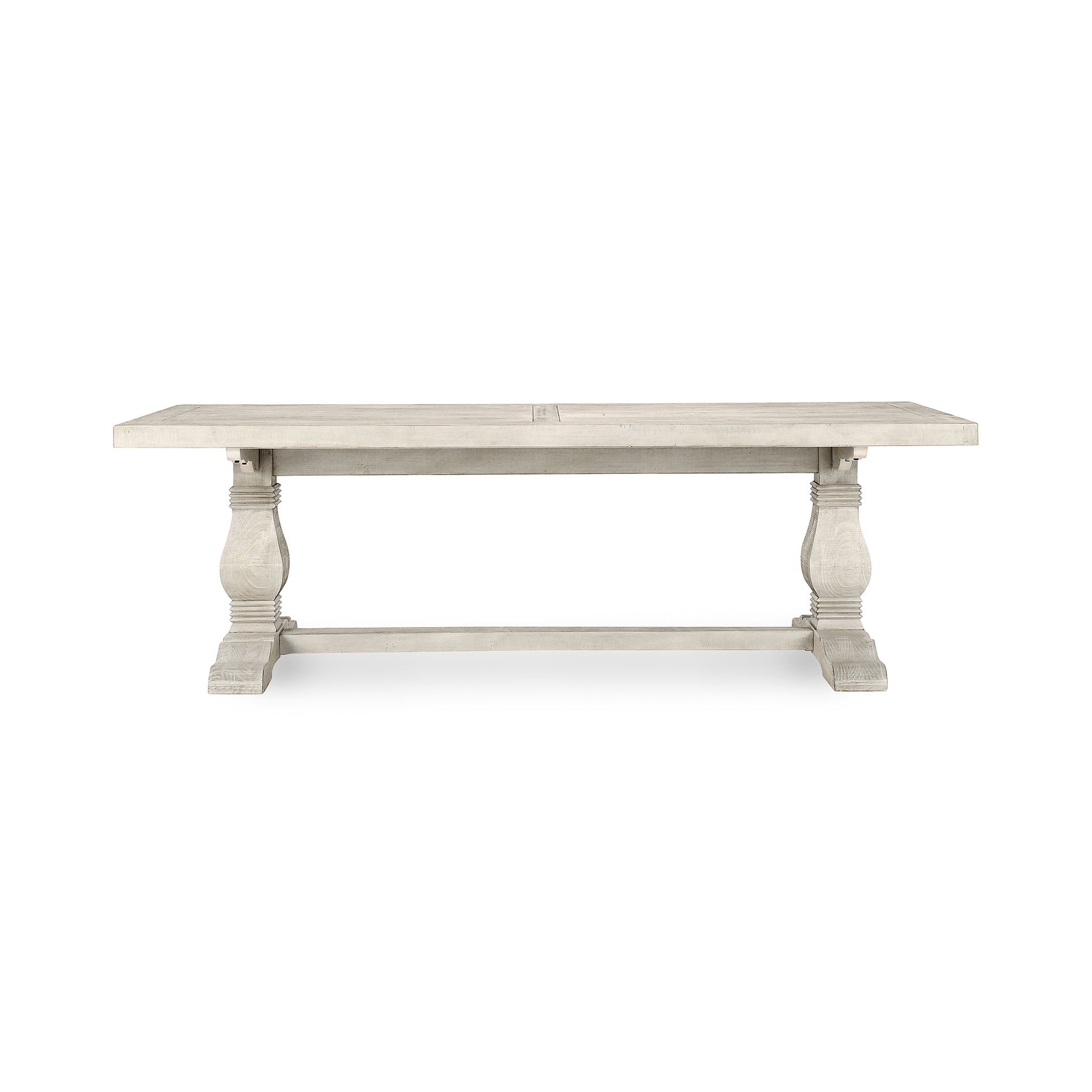 Caleb Dining Table - Distressed Ivory