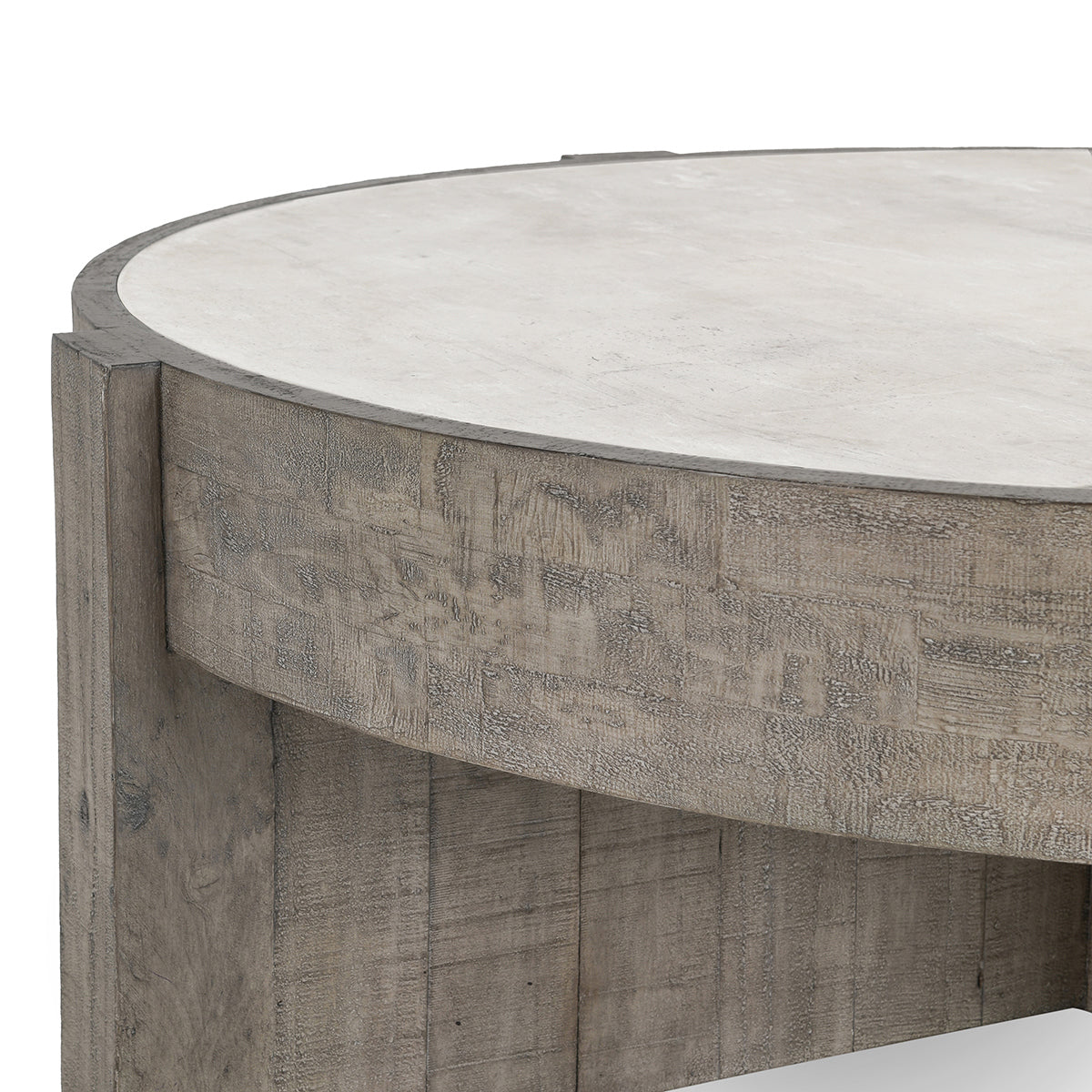 Sonoma Coffee Table - Antique White/Distressed Gray
