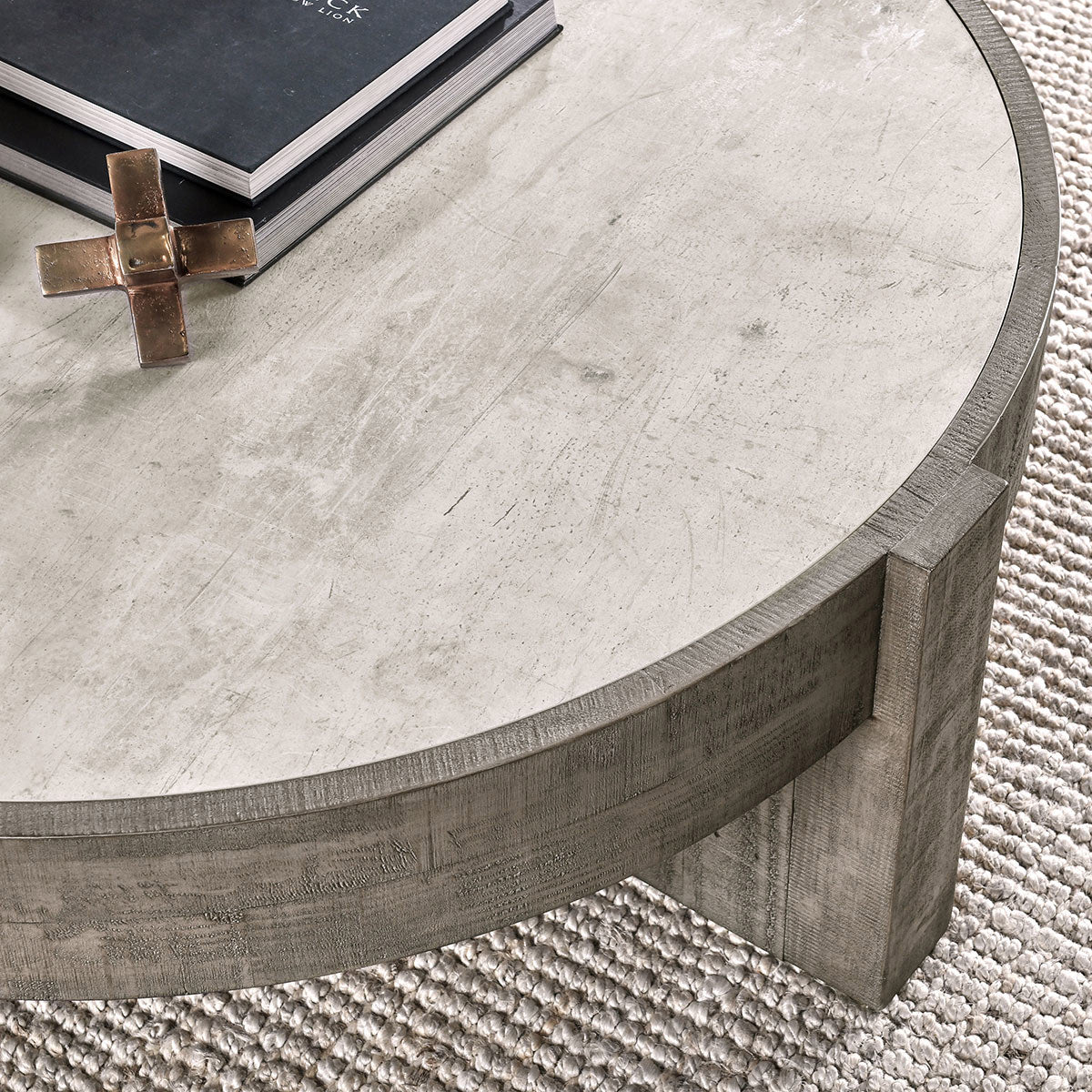 Sonoma Coffee Table - Antique White/Distressed Gray