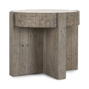 Sonoma End Table - Antique White/Distressed Gray