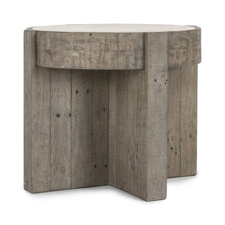 Sonoma Solid Wood Round End Table
