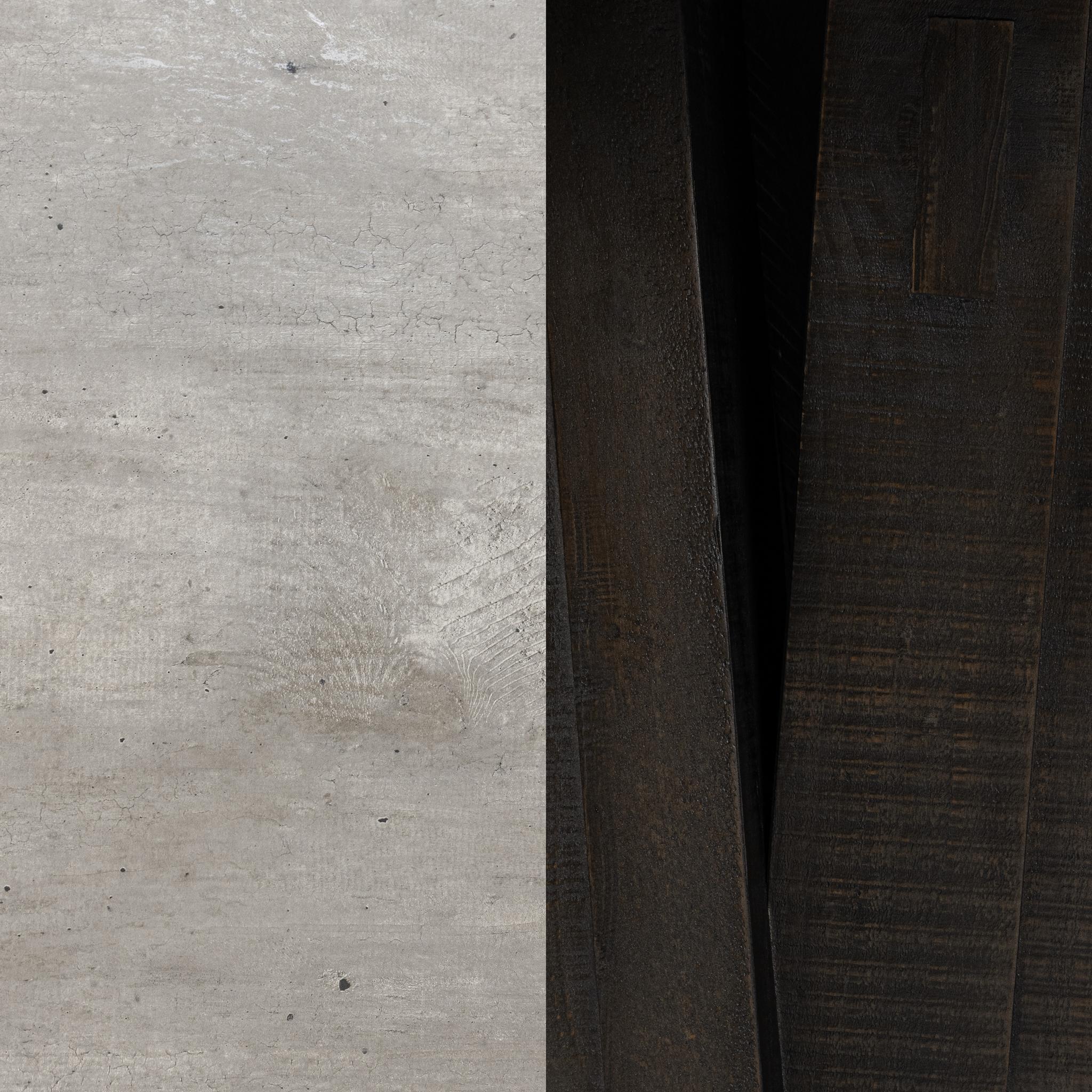 Simone Dining Table - Olive Brown/Antique Gray