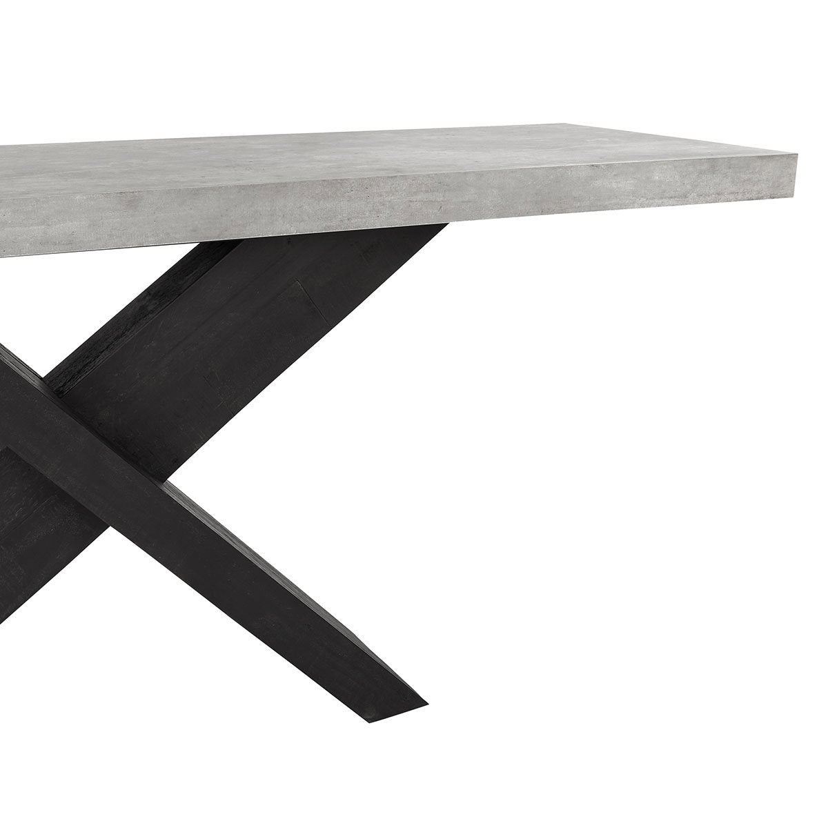 Durant Console Table - Antique White/Distressed Brown