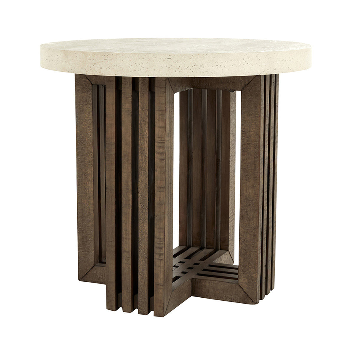 Aspen Solid Wood Round End Table