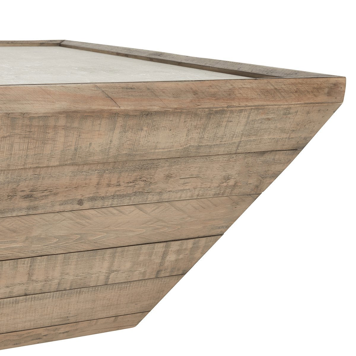 Dalton Coffee Table - Natural/Antique White