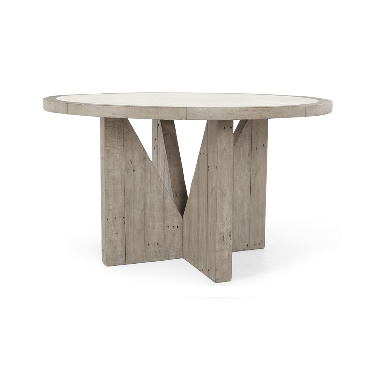 Vincent Solid Wood Round Dining Table