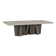 Simone Coffee Table - Olive Brown/Antique Gray