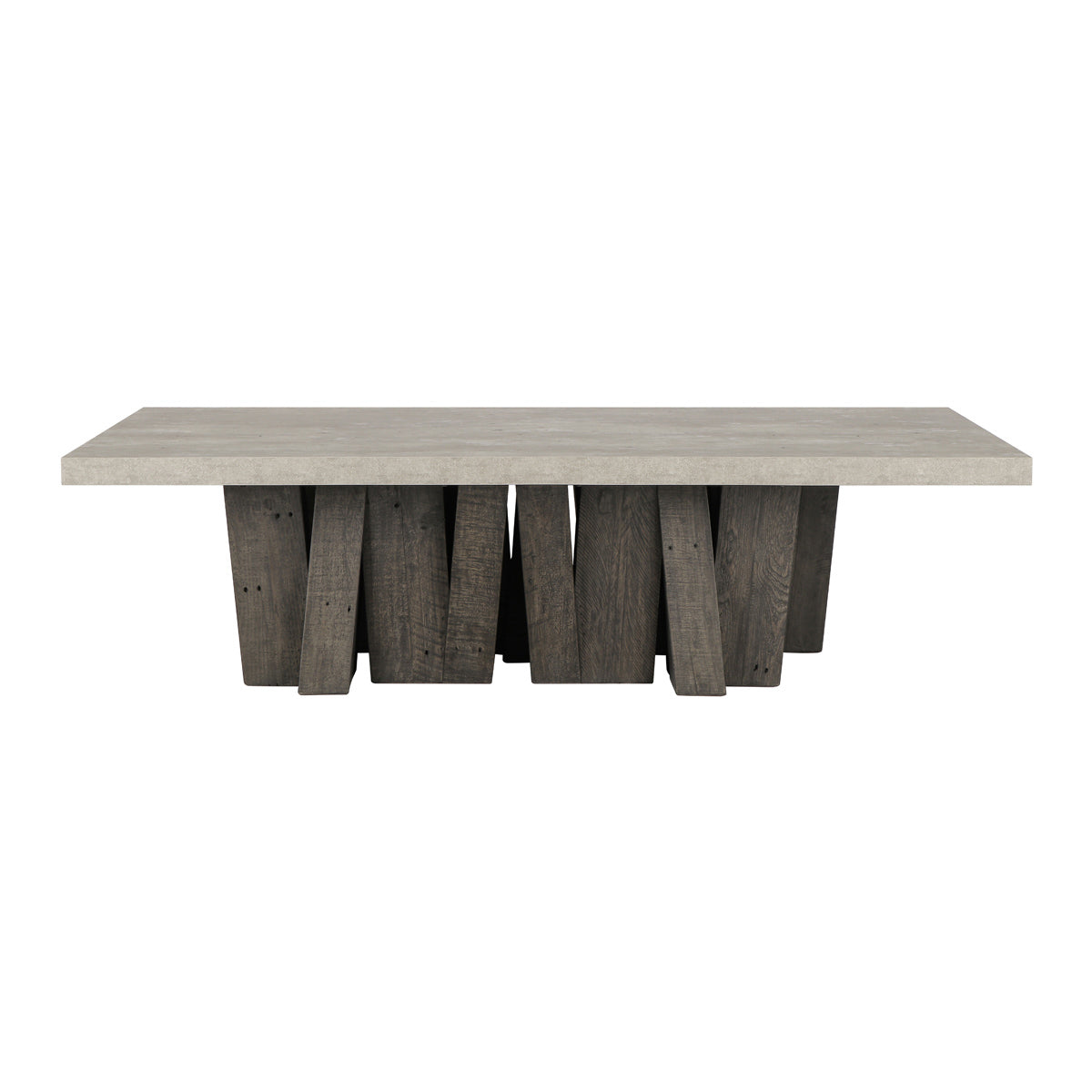 Simone Coffee Table - Olive Brown/Antique Gray