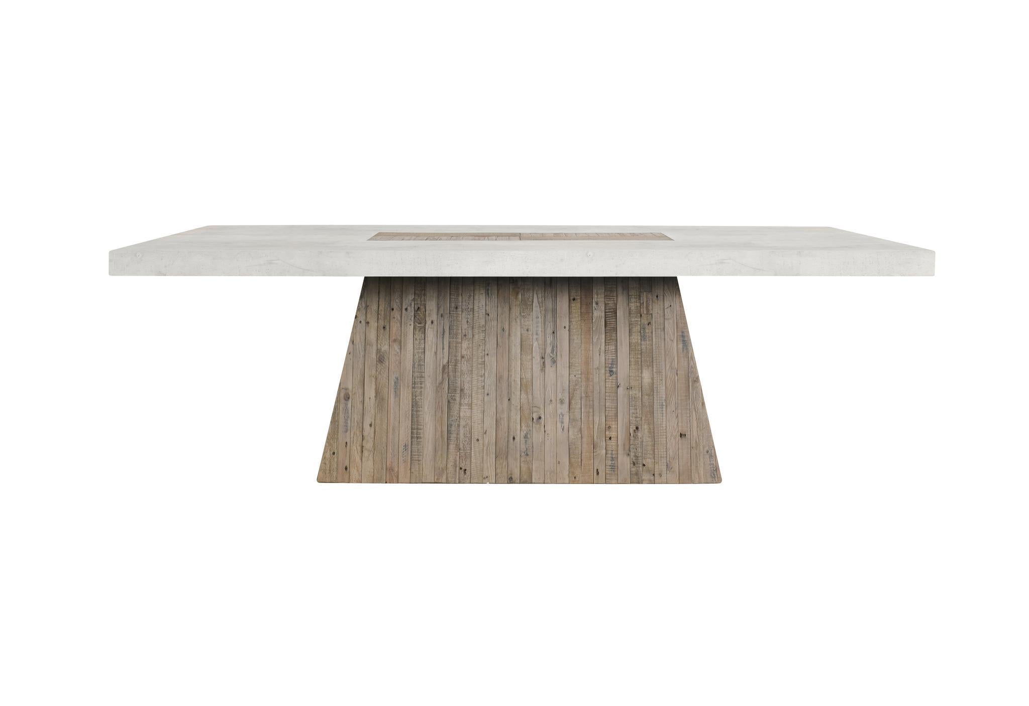 Grange Dining Table - Natural/Antique White