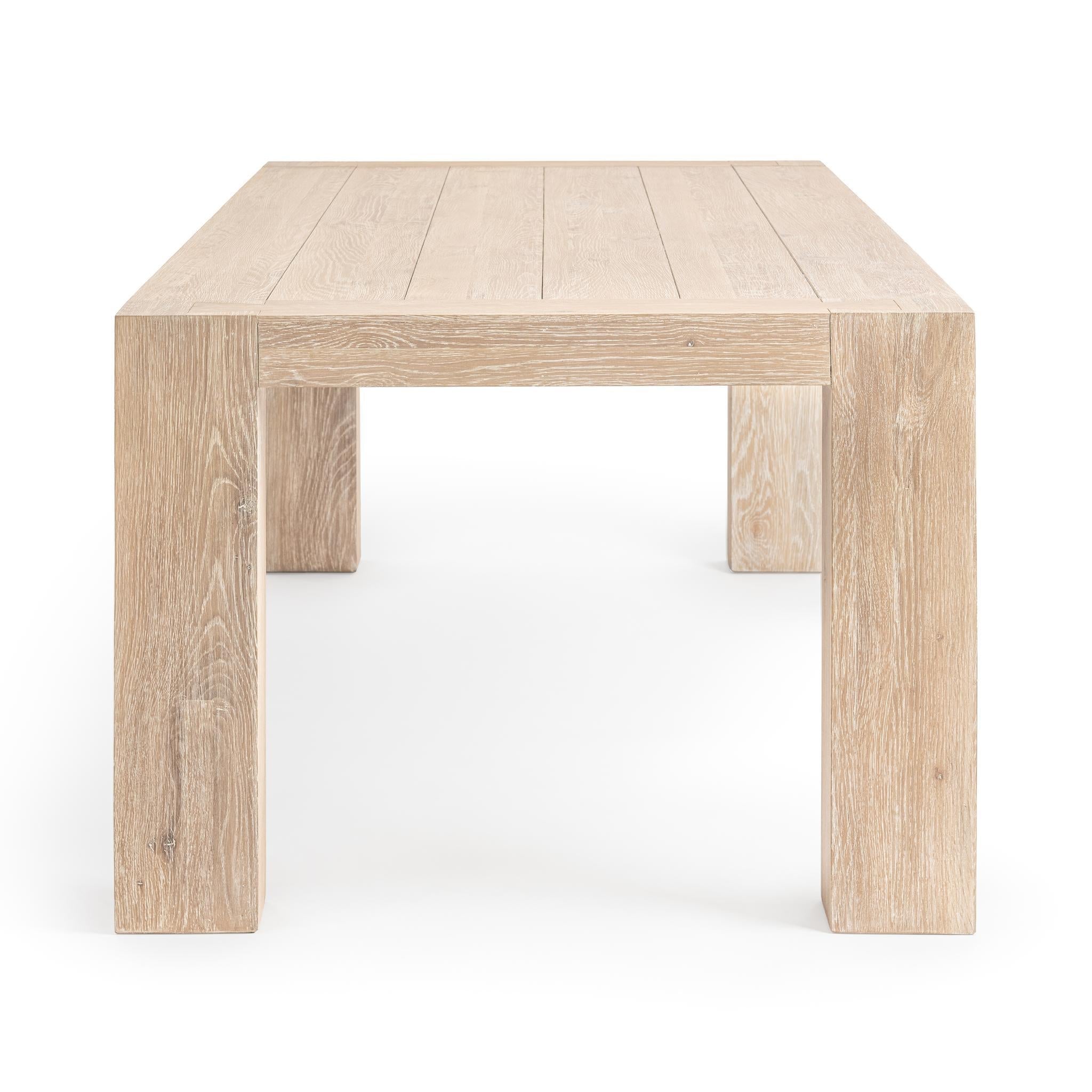Bristol Dining Table - Aged Cream