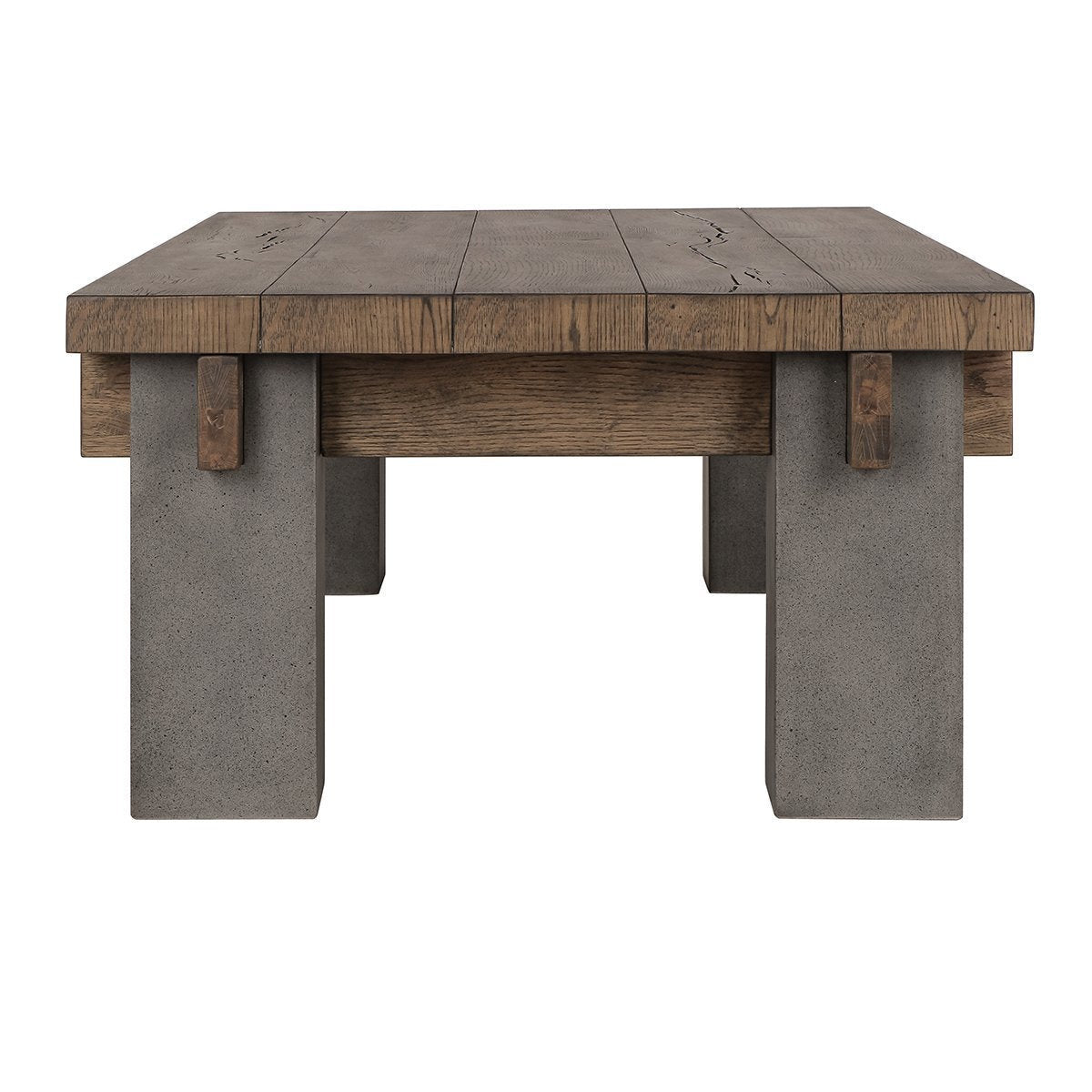 Dallas Solid Wood Rectangle Coffee Table