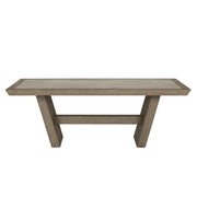 Efron Dining Table - Distressed Gray/Antique White
